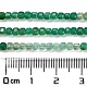 natürliche grüne Onyx Achat Perlen Stränge(G-Q002-C02-01)-2
