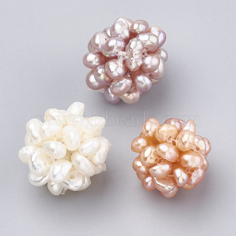 pearl cluster beads