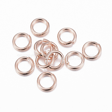 Rose Gold Ring Stainless Steel Close but Unsoldered Jump Rings