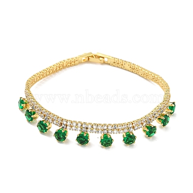 Green Diamond Cubic Zirconia Bracelets