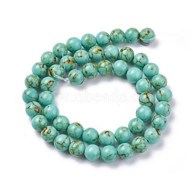 Synthetic Turquoise Beads Strands(TURQ-H038-12mm-M)-4