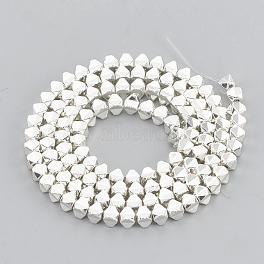 Chapelets de perles en hématite synthétique sans magnétiques(G-N0322-18S)-2