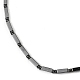 Rectangle Synthetic Non-Magnetic Hematite Beaded Necklaces for Women Men(NJEW-E097-02)-2