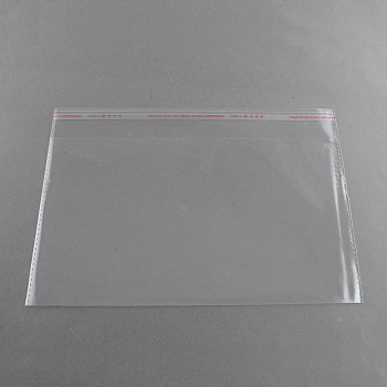 OPP Cellophane Bags, Rectangle, Clear, 14x25cm, Unilateral Thickness: 0.035mm, Inner Measure: 14.5x25cm