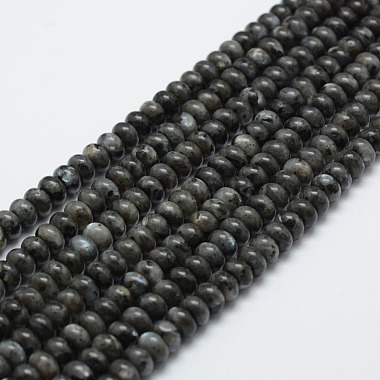 6mm Abacus Labradorite Beads