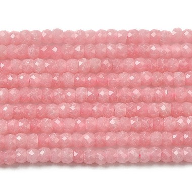 Salmon Round Synthetic Gemstone Beads
