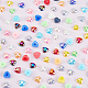 arricraft 1000pcs 10 couleurs cabochons de perles d'imitation en plastique abs(PACR-AR0001-03)-4