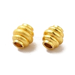 Rack Plating Brass Beads, Long-Lasting Plated, Column, Golden, 4x4mm, Hole: 1.5mm(KK-P095-64G)