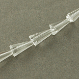 12mm White Cone Glass Beads(GLAA-Q035-8)