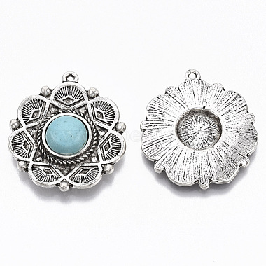 Tibetan Style Alloy Pendants(PALLOY-R113-002-RS)-2