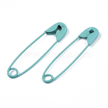 Spray Painted Iron Safety Pins(IFIN-T017-02E-NR)-2