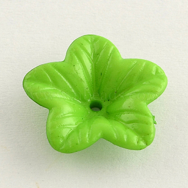 Opaque Acrylic Flower Bead Caps(SACR-Q099-M53)-2