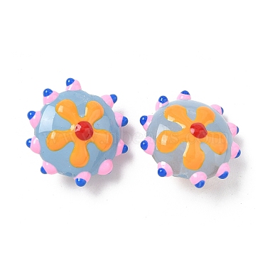 Baking Paint Glass Enamel Beads(LAMP-S080-03B)-1
