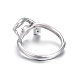 Adjustable Rhodium Plated 925 Sterling Silver Finger Ring Components(STER-F048-23P)-3