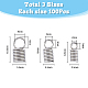 300Pcs 3 Size 304 Stainless Steel Coil Cord End(STAS-DC0013-11)-2
