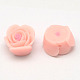 Handmade Polymer Clay 3D Flower Rose Beads(CLAY-Q201-M01)-2