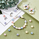Pandahall Elite 60pcs 6 couleurs perles de résine opaques(RESI-PH0001-61)-4