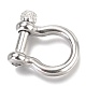 304 Stainless Steel D-Ring Anchor Shackle Clasps(STAS-H142-07P)-1