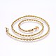 304 Stainless Steel Rope Chain Necklaces(X-NJEW-F226-03G-04)-1