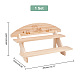 DIY 2 Tier Stair Style Wooden Plant Stand Kit(ODIS-WH0299-11B)-2