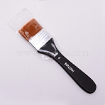 Painting Brush, with Wood Handle, for Painting Art Tools, Black, 180x40.5x7.5mm(TOOL-WH0121-52C)