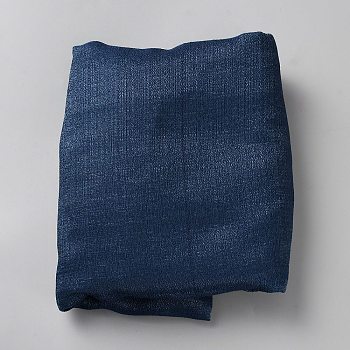 Polyester & Linen Fabric, for Window Curtain, Marine Blue, 800x1200x1mm