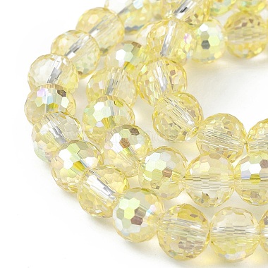 Transparent Electroplate Glass Beads Strands(EGLA-F151-FR01)-3