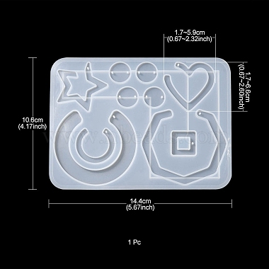 pendentif géométrie et liens moules en silicone(DIY-YW0006-70)-4