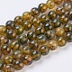 Chapelets de perles veines de dragon en agate naturelle(G-G515-10mm-02A)-1
