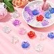 30個の透明＆UVメッキアクリルビーズ(MACR-YW0003-97)-5