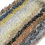 Electroplate Transparent Glass Beads Strands, Faceted, Top Drilled Teardrop, Mixed Color, 6x5x5mm, Hole: 0.8mm, about 96~100pcs/strand, 38~40cm(EGLA-M030-01A)