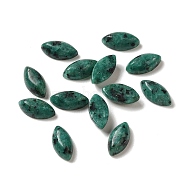 Natural Green Spot Jasper Cabochons, Horse Eye, 8x4x2.5~3mm(G-F772-01B-20)