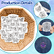 4 Sheets 11.6x8.2 Inch Stick and Stitch Embroidery Patterns(DIY-WH0455-022)-3