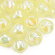 Electroplate Rainbow Iridescent Plating Acrylic Beads(TACR-T025-002C)-5