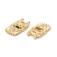 Rack Plating Brass Micro Pave Cubic Zirconia Pendants(ZIRC-C040-07G)-3