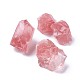 Cerise quartz perles de verre(G-F621-17)-1