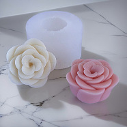 Camellia Candle Silicone Molds, For Scented Candle Making, Flower, 7x4.3cm(DIY-L072-003)
