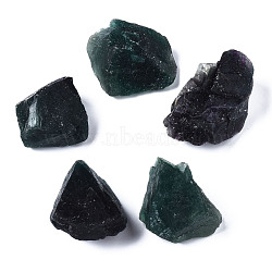 Rough Raw Natural Fluorite Beads, for Tumbling, Decoration, Polishing, Wire Wrapping, Wicca & Reiki Crystal Healing, Nuggets, No Hole/Undrilled, for Wire Wrapped Pendant Making, 30~60x38~46x28~38mm(G-S299-117)