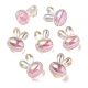 UV Plating Rainbow Iridescent Acrylic Beads(PACR-E001-05H)-1