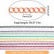 супернаходки 10шт 10 цвета железная бордюрная цепочка(DIY-FH0004-81)-2