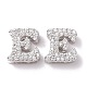 925 Sterling Silver Micro Pave Cubic Zirconia Beads(STER-Z005-15P-E)-1