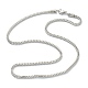304 Stainless Steel Wheat Chain Necklaces(NJEW-I245-08B-P)-1