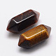 Faceted No Hole Natural Tiger Eye Beads(X-G-K034-20mm-04)-1