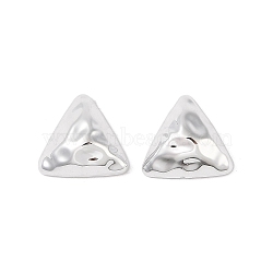 CCB Plastic Cabochons, Triangle, Platinum, 17.5x19x8mm(KY-C020-10P)