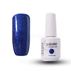 15ml Special Nail Gel, for Nail Art Stamping Print, Varnish Manicure Starter Kit, Medium Blue, Bottle: 34x80mm(MRMJ-P006-D151)