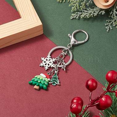 Christmas Theme Resin Keychains(KEYC-TA00010)-5