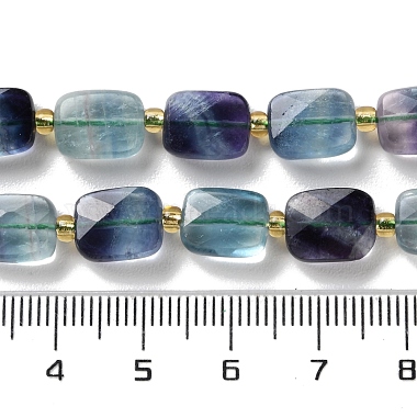 couleurs naturelles fluorite brins de perles(G-H061-A11-01)-5