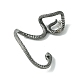 316 boucles d'oreilles manchette en acier inoxydable chirurgical(EJEW-E300-02AS-04)-2