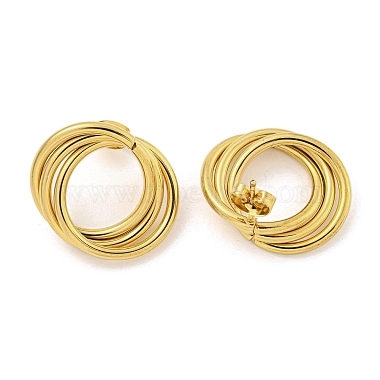304 Stainless Steel Earrings for Women(EJEW-E305-07G)-2