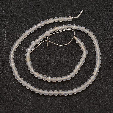 Chapelets de perles d'agate naturelle(X-G-G882-4mm-A06-7)-2